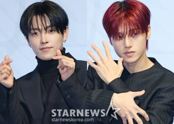 에이티즈 홍중, 우영 /사진=스타뉴스