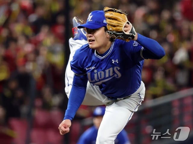 역투하는 이재희. /사진=뉴스1