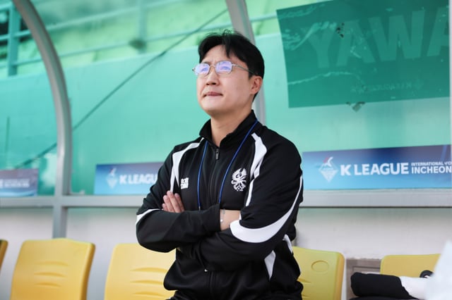 박요한 광주FC U17 감독. /사진=한국프로축구연맹 제공