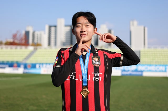 FC서울 유스 안제민. /사진=한국프로축구연맹 제공
