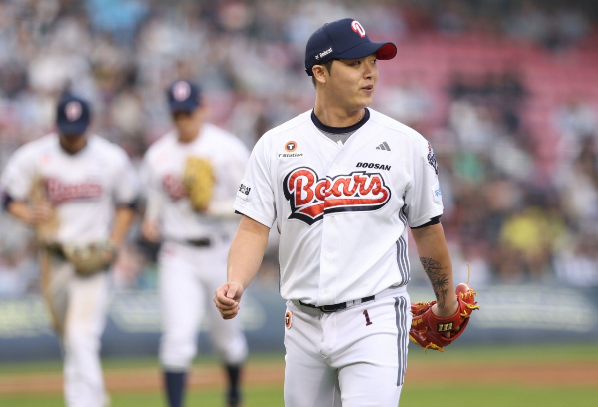 두산 베어스 불펜 투수 박치국. /사진=두산 베어스 제공