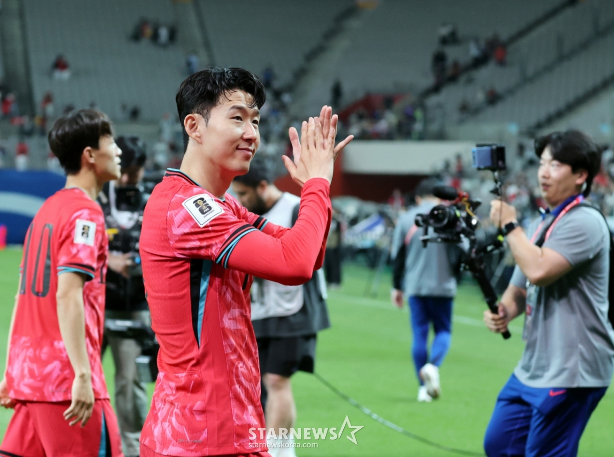 대한민국 축구대표팀 주장 손흥민. /사진=강영조 선임기자