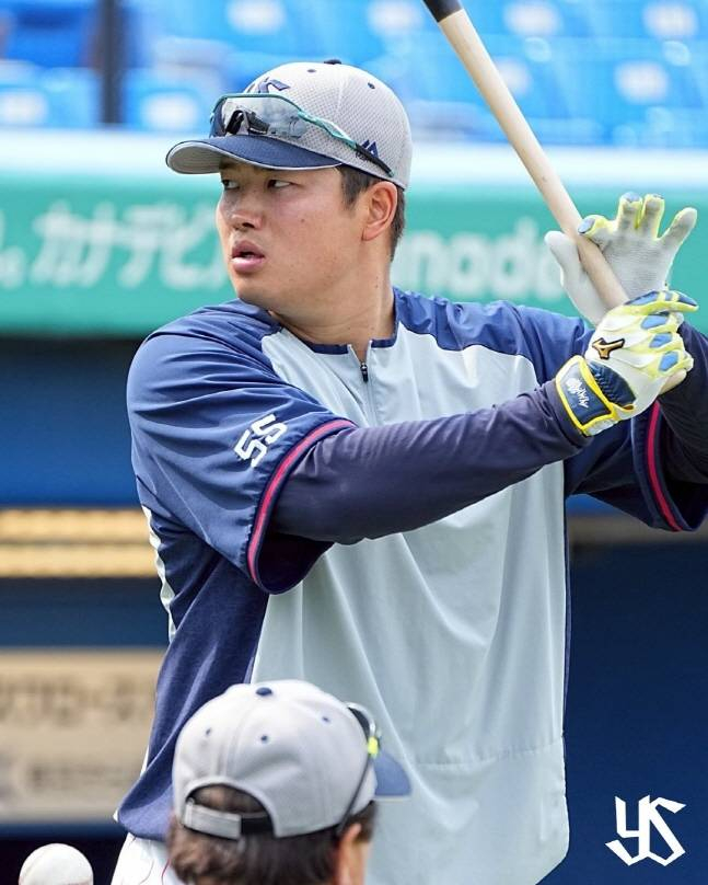 무라카미 무네타카. /사진=야쿠르트 스왈로스 공식 SNS
