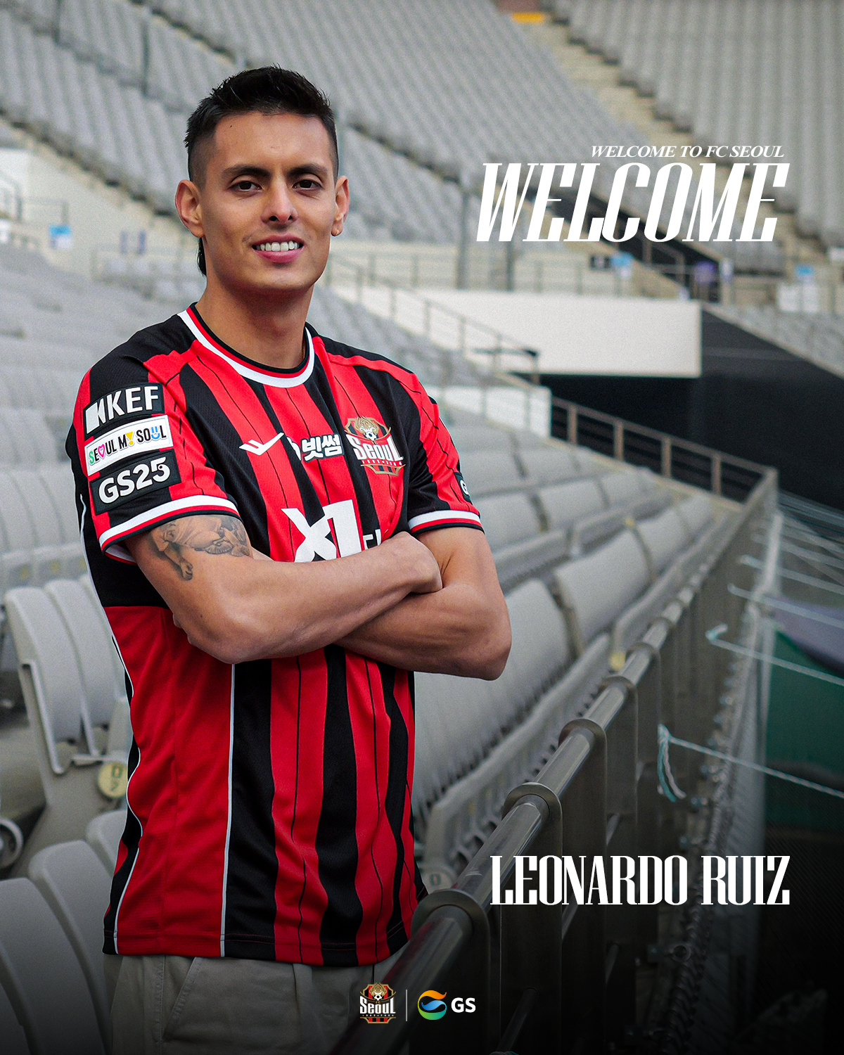 성남FC를 떠나 FC서울로 이적한 후이즈. /사진=FC서울 제공