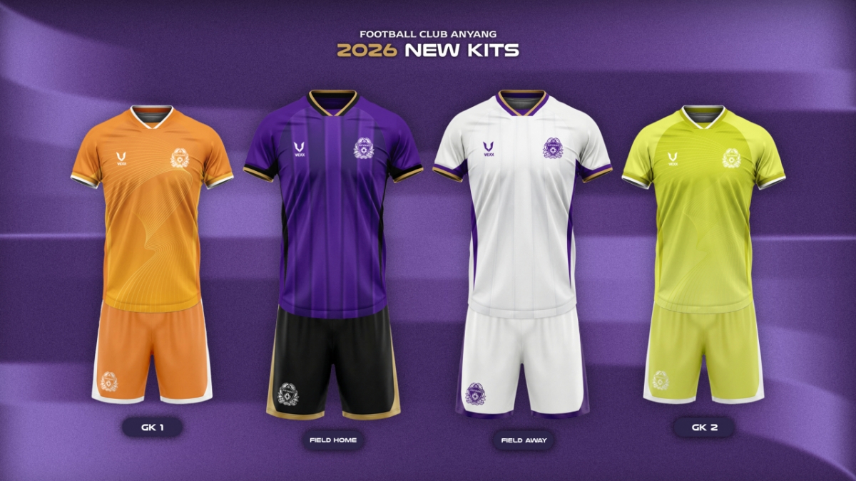 2026赛季FC安养队队服。 =照片:FC安养提供。