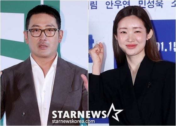 하정우(왼쪽), 차정원/사진=스타뉴스