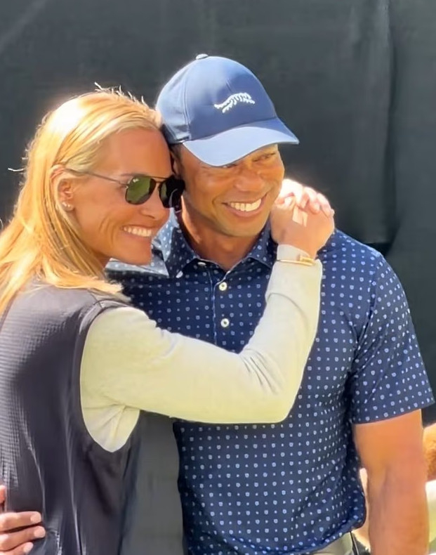 Tiger Woods (right) and Vanessa Trump. /AFPBBNews=News1