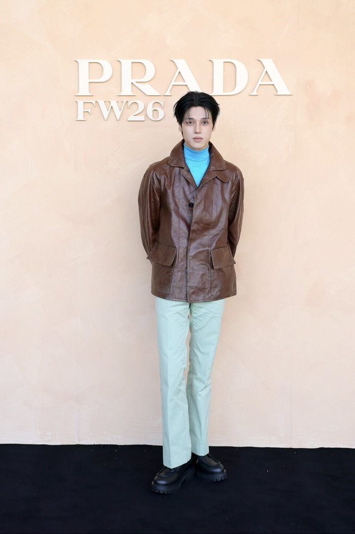 ATEEZ Woo Young/photo courtesy = Prada
