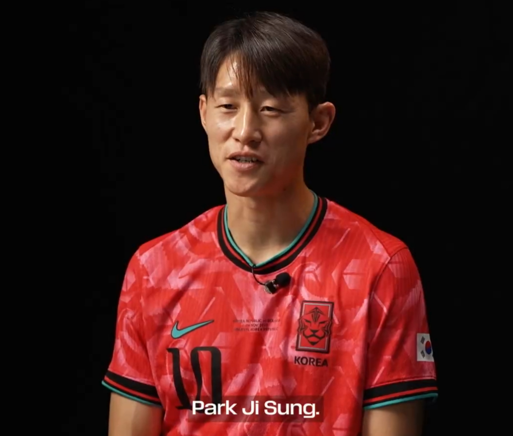 Ли Джэ Сон, который выбрал Пак Джи Сона как свою любимую легенду чемпионата мира. /Фото = Чемпионат мира по футболу FIFA World Cup Захват социальных сетей