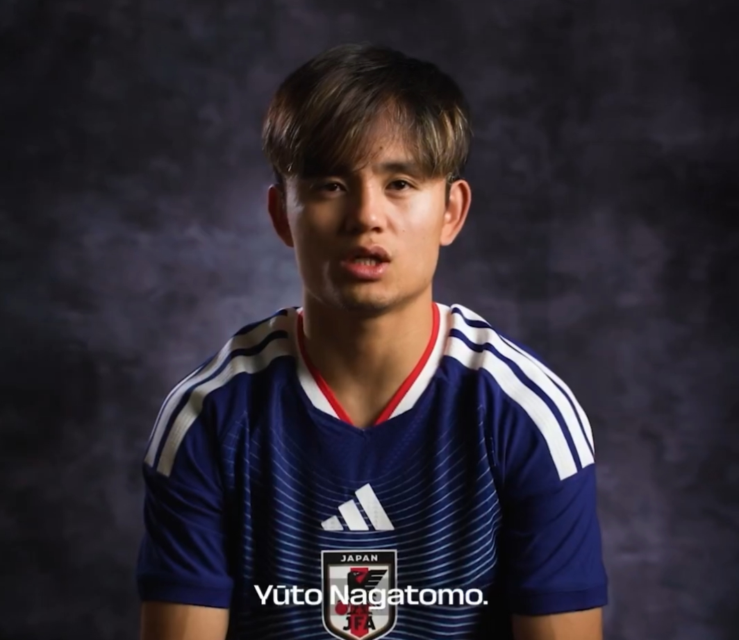 Японский тренер Такэфуса, который назвал Юто Нагатомо своей любимой легендой чемпионата мира. /Фото = Чемпионат мира по футболу FIFA World Cup Захват социальных сетей