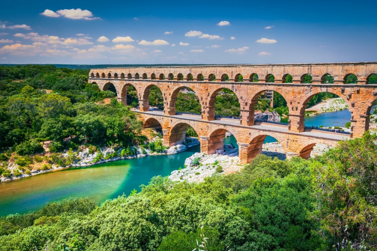 フォンデュガル(Pont du Gard)水道橋