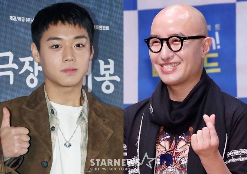 Park Ji Hoon (trái), Hong Seok Cheon / Ảnh = Star News