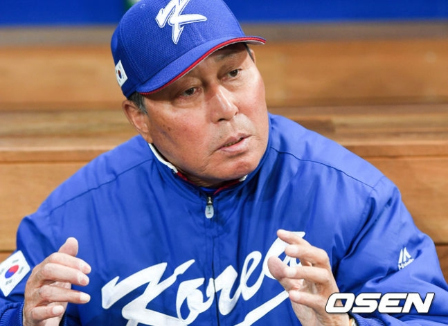 Cựu huấn luyện viên đội tuyển bóng chày quốc gia Kim In-sik. /Ảnh = OSEN