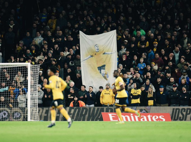 Сцена матча "Вулверхэмптон" - "Ливерпуль". /Фото =Официальная социальная сеть Вулверхэмптона