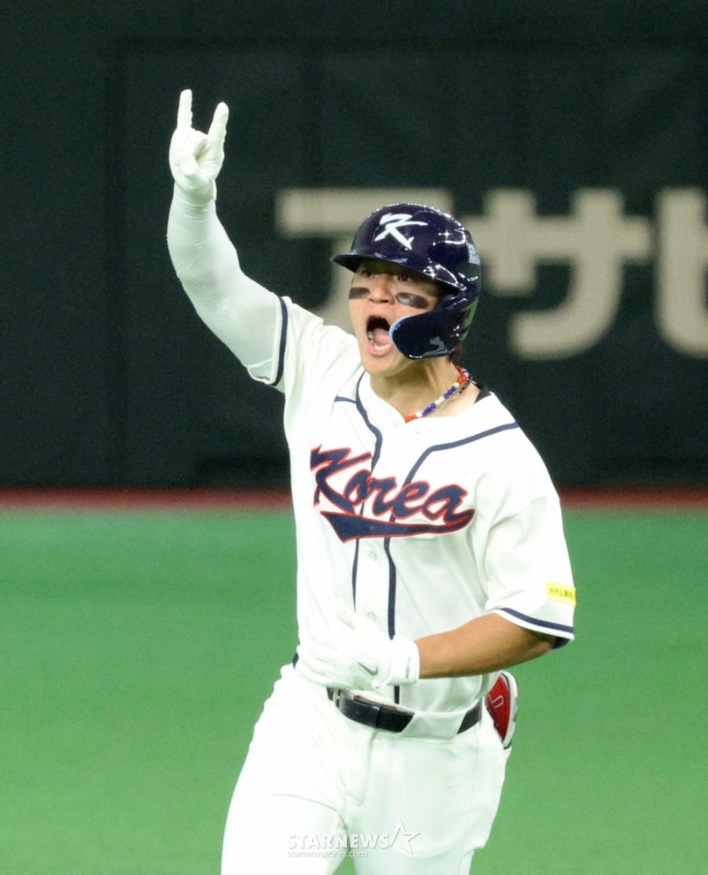 Kim Do Young gầm rú sau khi đánh hai phát súng. /Ảnh = Phóng viên cao cấp Kang Young Jo