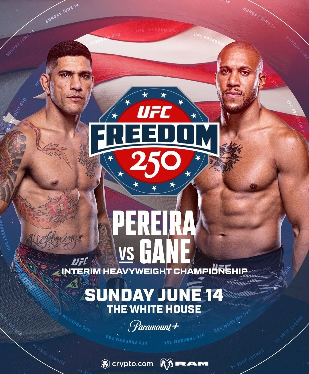 Алекс Феррейра против Сириллы. /Фото = Официальная служба социальных сетей UFC (SNS)