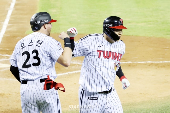 LGのオースティン·ディーン（左）とムン·ボギョン。 /写真=姜永祚（カン·ヨンジョ）先任記者