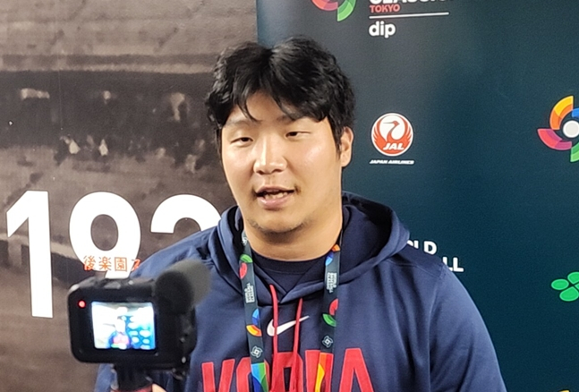 Moon Bo-kyung ngay sau khi kết thúc trận đấu với Úc vào ngày 9. /Ảnh = Phóng viên Park Soo Jin