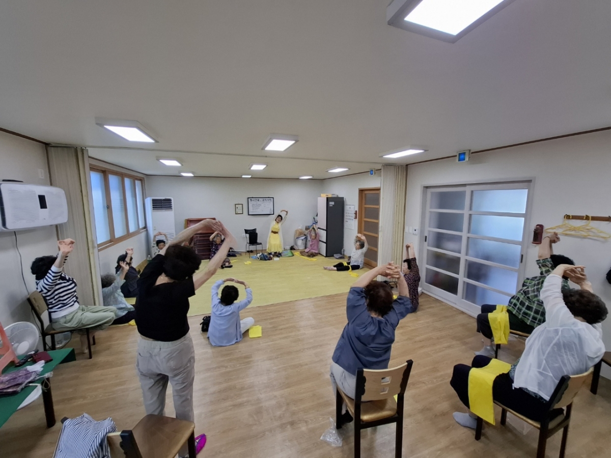 =居昌敬老院生活体育分享会。