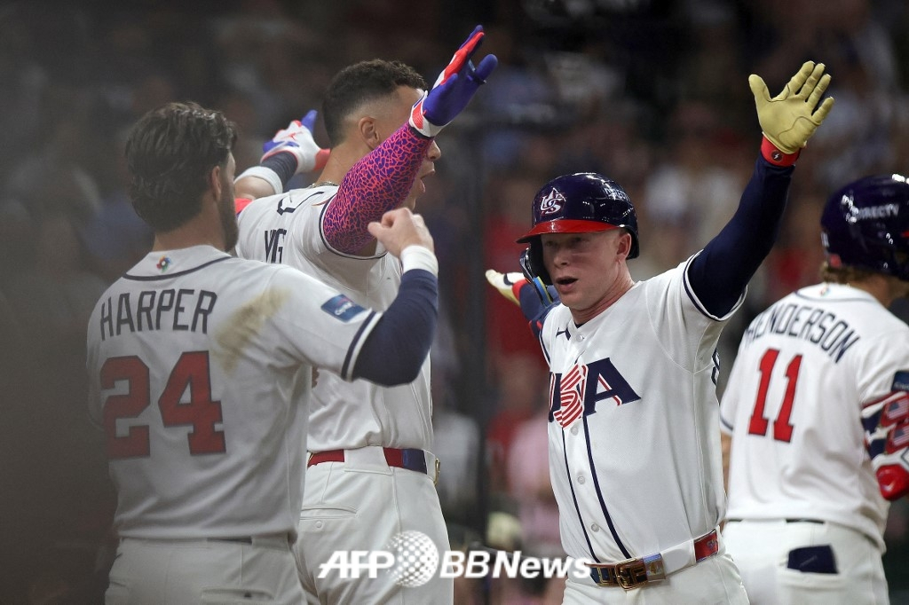 Vào ngày 11 (giờ Hàn Quốc), trận đấu thứ tư cuối cùng của bảng B World Baseball Classic (WBC) của đội tuyển bóng chày quốc gia Mỹ và đội tuyển bóng chày Ý được tổ chức tại Daikin Park ở Houston, Texas, Hoa Kỳ. /AFPBBNews = Tin tức 1