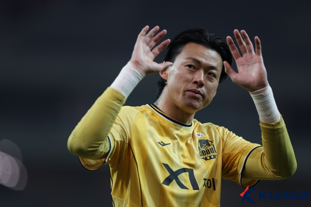 FCソウルのゴールキーパー、ク·ソンユン。 /写真=韓国プロサッカー連盟提供