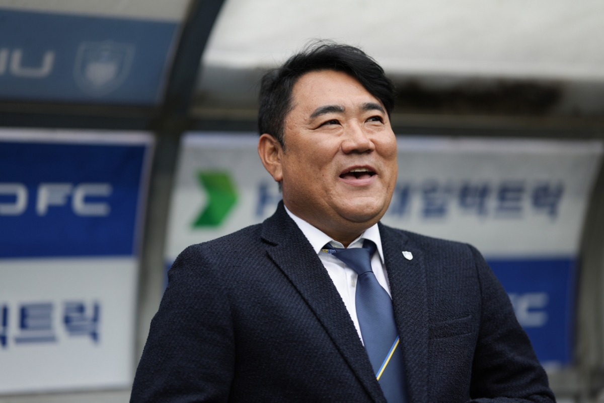 蔚山HDのキム·ヒョンソク監督。 /写真=蔚山HD提供