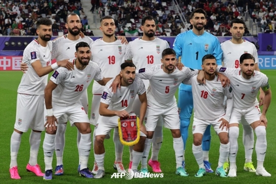 Iran national football team players. /AFPBBNews=News1
