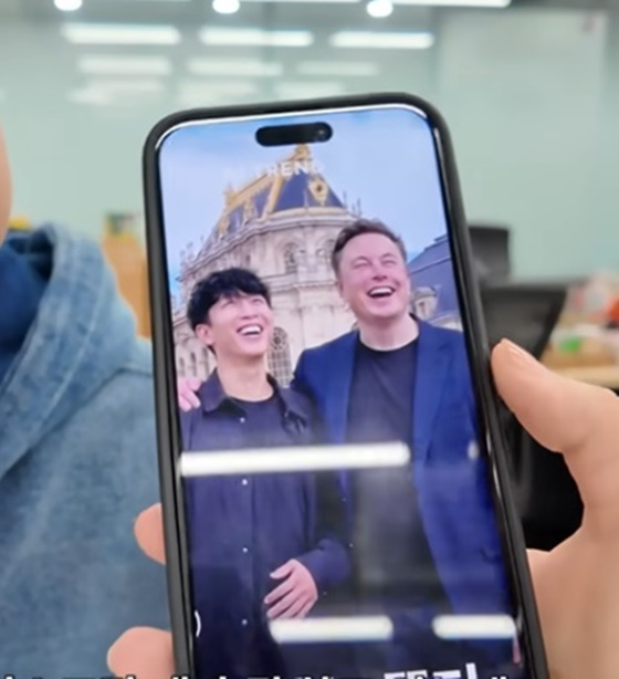 Kim Hansol được phát hiện là tổng hợp AI, Elon Musk ảnh/ảnh = Youtuber one shot sol