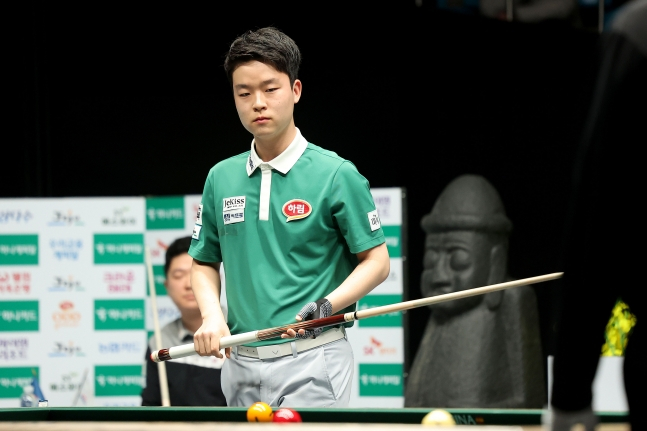 Kim Young-won is contemplating the scoring route in the final. /Photo =PBA Tour courtesy