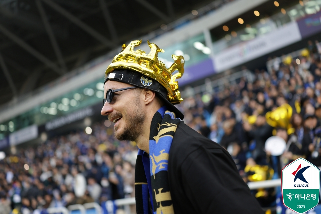 仁川(インチョン)ユナイテッドのFWムゴサ。 /写真=韓国プロサッカー連盟提供