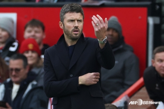 Michael Carrick, United interim manager. /AFPBBNews=News1