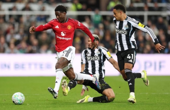 The scene of the Manchester United-Newcastle match. /Photo =Manchester United official SNS Source