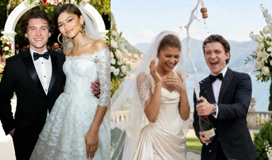 Tom Holland, Zendeia Wedding Photo/Picture = SNS