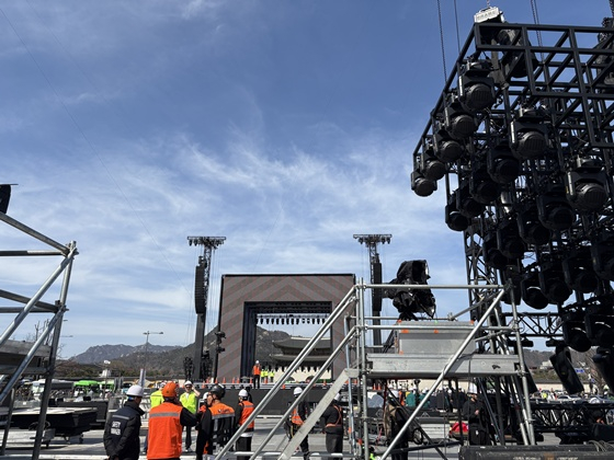 =BTS光化门广场的舞台。