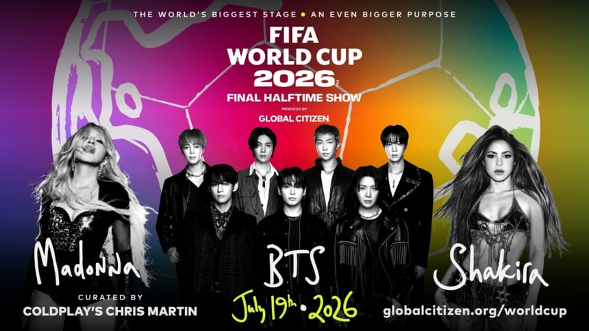 BTS、2026年ワールドカップ決勝戦ハーフタイムショーに出演「意義深い