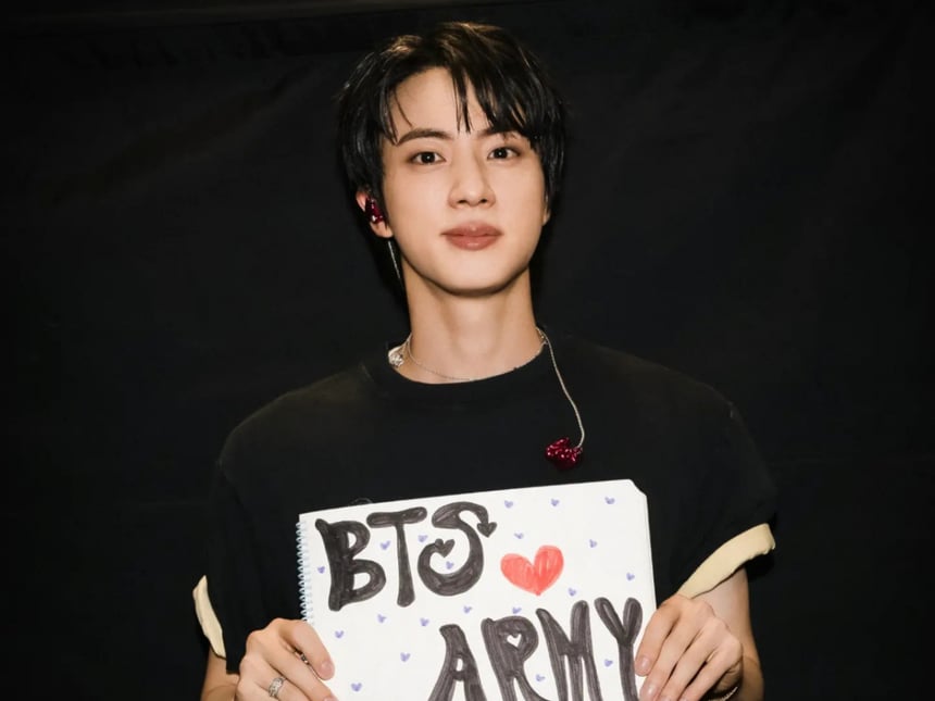 BTSのジン、アイドルピックで60週連続1位..全分野統合で6週連続『No.1