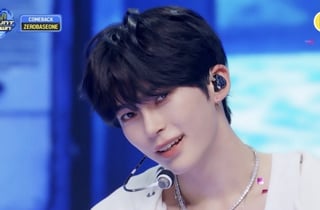성한빈X석매튜 페어 안무의 멋..제로베이스원 'TOP 5' 첫 음방 무대