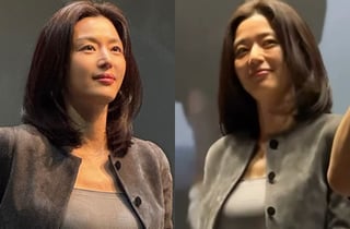 '아들 둘 엄마' 전지현, 초근접 '11자 복근' 공개