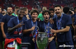 "아스널, 축구할 생각조차 없었다" UCL 우승 네베스, '안티 풋볼' 직격탄 "PSG만 축구했네"