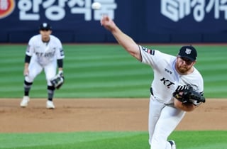 [한번에쓱]1회초 실점이 아쉽지만 'LG전 선발역투' 사우어
