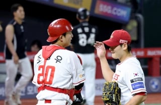 [한번에SSG]연패끝내고 3연승 SSG '하....1점은 지켰다!' 랜더스 마무리 조병현