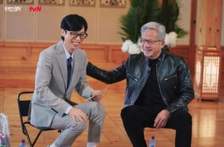 '역대급 만남' 유재석♥젠슨황, 오늘(6일) 촬영 完..'골든' 노래에 댄스까지 [유퀴즈]