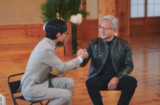 유재석, 젠슨 황 두 손 덥석 "형님..제가 생각하는 추구미"[유퀴즈]