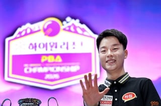 "세대교체하러 왔어요" 고인물 판 뒤흔든 '18세' 당구천재, '벌써 상금 5억원' 김영원 시선은 10억 향해 [정선 현장]