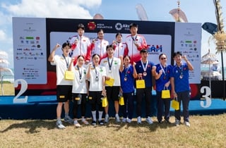 한국 오픈워터스위밍, 아시아선수권 혼성 단체전 은메달... 2회 연속 국제대회 입상