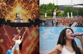 S.E.S 바다, 페스티벌 여신 등극..'골든' EDM 무대 '압도적'