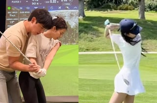 "제니야, '골린이' 졸업해도 되겠네?"..30세 월클, 골프 푹 빠진 근황 [스타이슈]