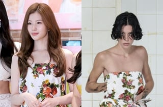 사나 속옷 노출 논란, 의도된 패션이라고? 룩북 모델 비교해보니[스타이슈]