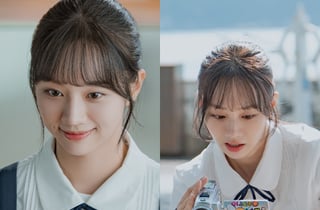 '32세' 혜리, '뱃살'이 뭐죠..뼈말라 교복핏 [그대에게 드림]