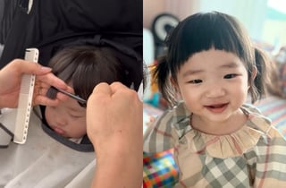 손담비, '♥이규혁' 붕어빵 딸..순둥이 인증 "잠들었어"